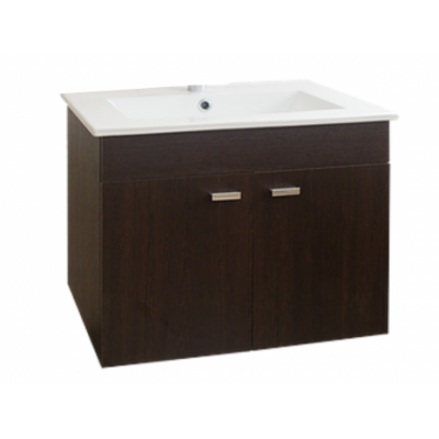 Vanitory Amube Niza 6464 De Colgar Wengue 62 Cm C/ Bacha 1A