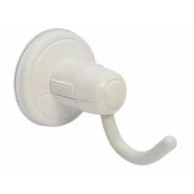 Percha Perchero Baño Aguaclara ABS Blanco C/Sopapa Resistente