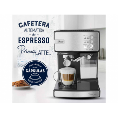 Cafetera Expresso Automática Oster EM6603SS 1050W Plateada