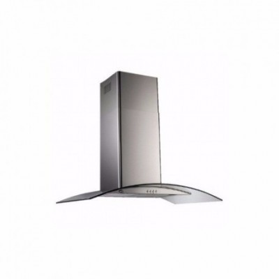 Campana Cocina Tst 90 Cm Inoxidable Lacar Vidrio Curvo Pared