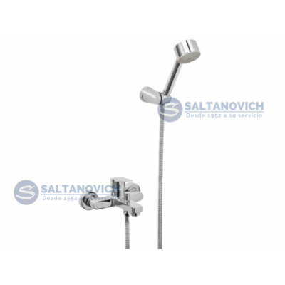 Monocomando Ducha Externa Peirano Mora C/Transferencia Cromo