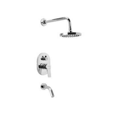 Combo Grifería Baño Peirano Mora Lavatorio+ Ducha Emb+ Bidet