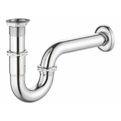 Descarga Con Sifón Pipa Cobre Cromo Brillante Extensible