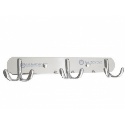Perchero x3 Doble Daccord Eternity PER0IMP4903 Acero Inox