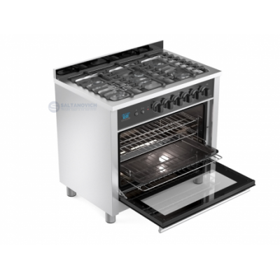 Cocina Barbacoa B90DG Multigas 5 Hornallas 90 Cm Industrial