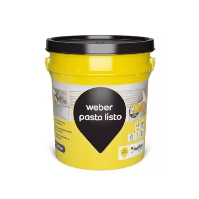 WEBER PASTA X 25KG P/PEGAR CERAM ALA PLACA DE YESO