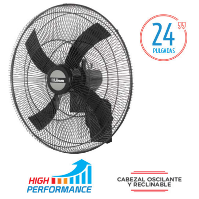 Ventilador Liliana De Pared Vw2416 3 Velocidades 120 Watts