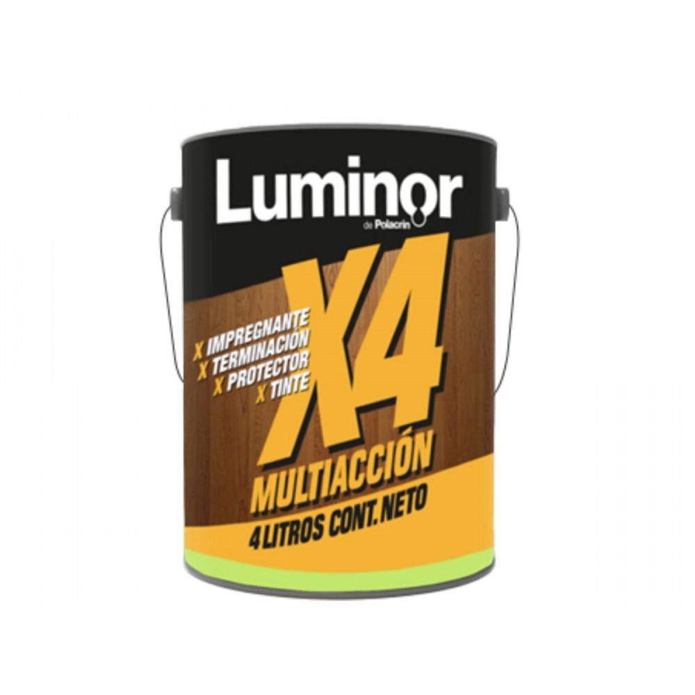 Imprégnante Para Madera Luminor 4l Base Acuosa Color Natural