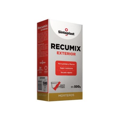 Mezcla Cementicia Plástica Recumix Exterior 500gr