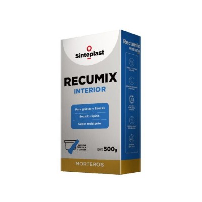 Mezcla Cementicia Plástica Recumix Interior 500gr