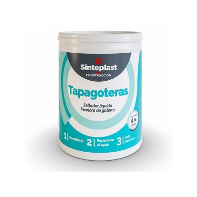 Tapagoteras Sellador Liquido Incoloro Sinteplast 4Lt