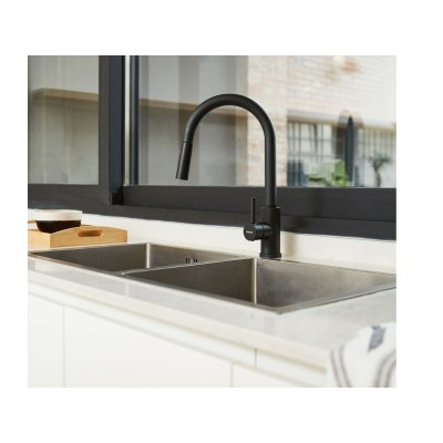 Monocomando Extensible Valencia Black Peirano Mesada 20122N