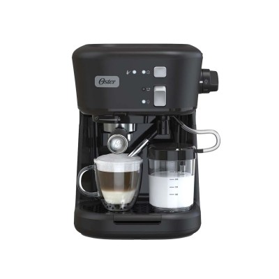 Cafetera Oster Espresso Espumador 15 Bares Negra Bvstem5501b