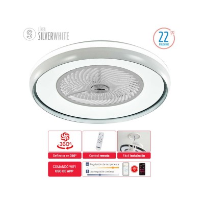 Ventilador de Techo Liliana con Luminaria Led VTHBOX24