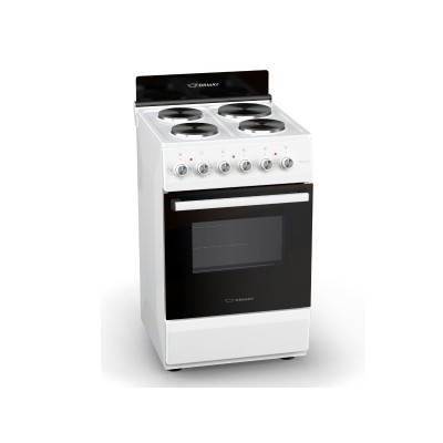 Cocina Eléctrica Ormay Nova Blanca 4 Hornallas 50cm