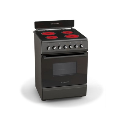 Cocina Electrica Ormay Ultra Negra 60cm 4 Hornallas