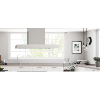 Campana Cocina Isla Lt Tst Inoxidable 90cm Extractor+soporte