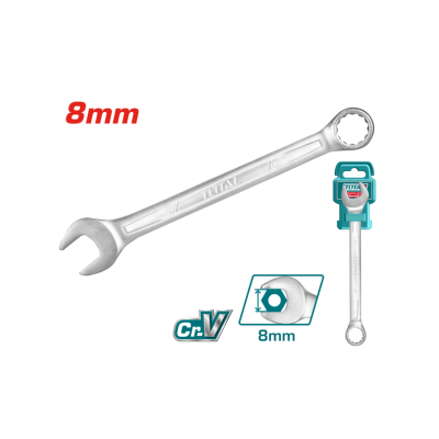 Llave Combinada 8 Mm Industrial Total Tcspa081