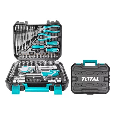 CAJA DE HERRAMIENTAS DE 100 PCS  TOTAL THKTHP21006