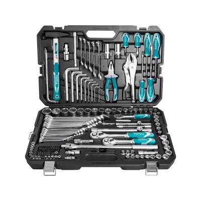 CAJA DE HERRAMIENTAS DE 142 PCS  TOTAL INDUSTRIAL THKTHP21426