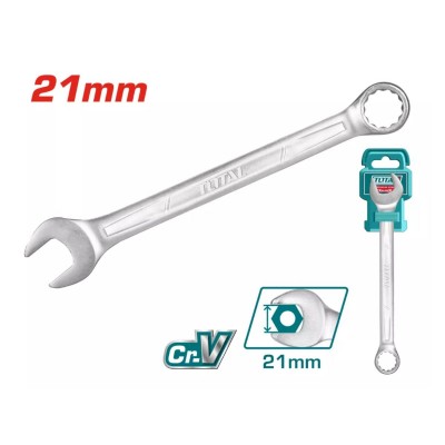 Llave Combinada 21mm Industrial Total Tcspa211