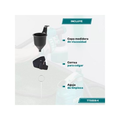 MAQUINA PARA PINTAR 550 W TOTAL TT5006-4