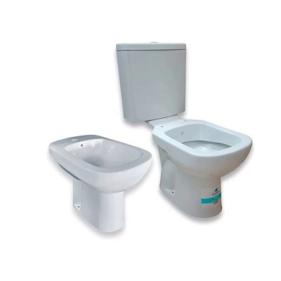 COMBO LOZA 3 PIEZAS PRINGLES CUARZO INOD LARGO+BIDET 3A + MOCH CUADRADA NO JADE
