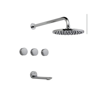 GRIFERIA DUCHA FV NUEVA CROMADA CON TRANSFERENCIA CROMO 0103/44N-CR