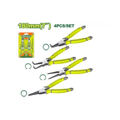 PINZAS KIT 4 SEEGER 180MM DYLLU DTPS2604