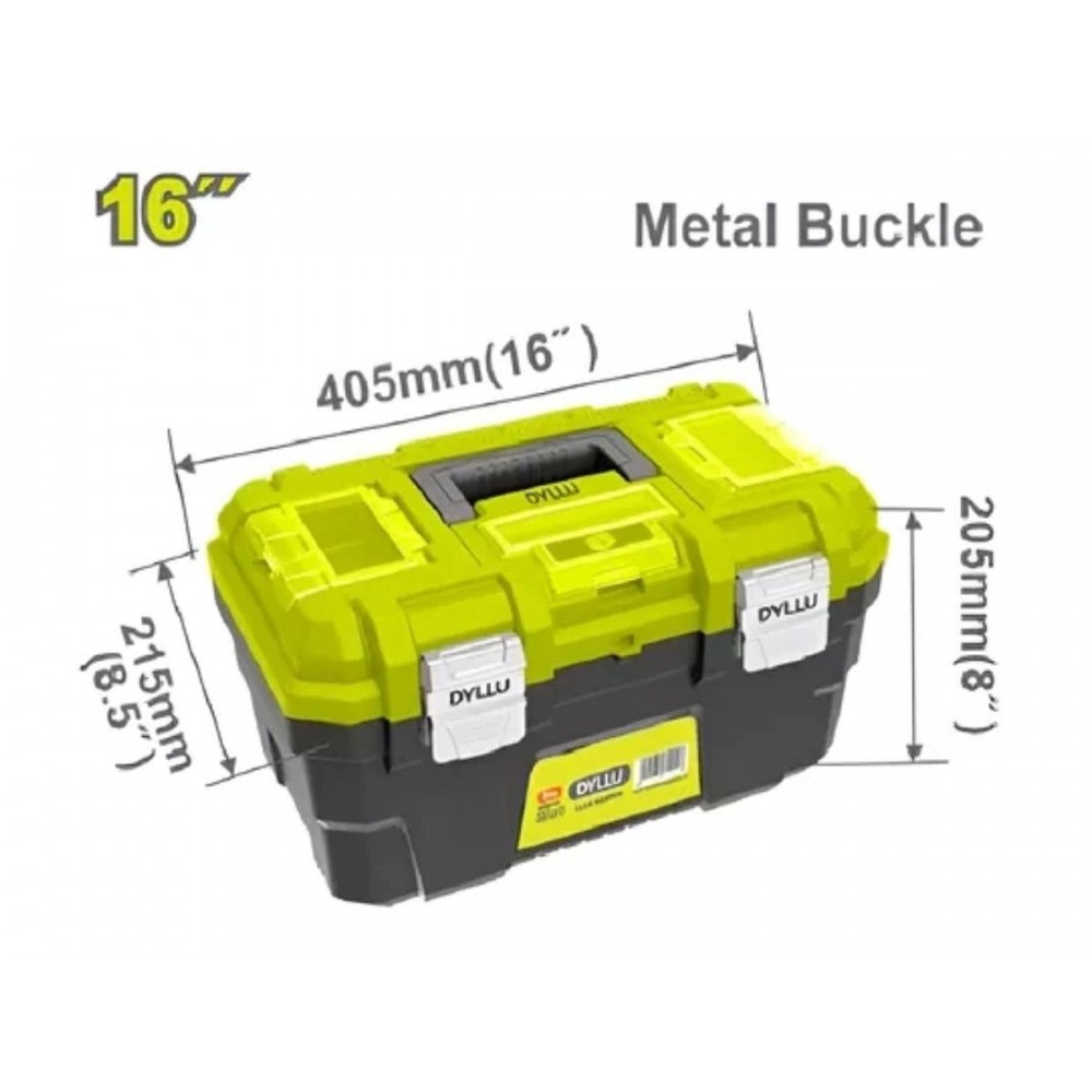 CAJA DE HERRAMIENTA 16" PLASTICO DYLLU DTTB3316