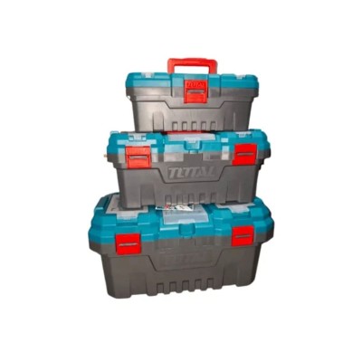CAJA DE HERRAMIENTA SET X 3 PLASTICO TOTAL TPBXK0031 (14"-17"-20")