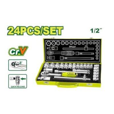 CAJA DE HERRAMIENTAS DE  24 Pcs TUBOS DYLLU DTST2L24