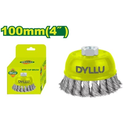 CEPILLO  DE ALAMBRE PARA AMOLADORA  BRONCE DYLLU DTCE1402