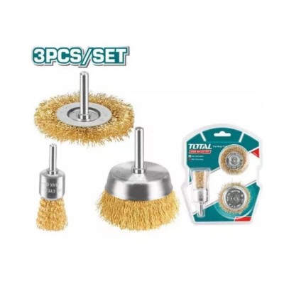 CEPILLO DE BRONCE SET 3PZ TAC310031 TOTAL