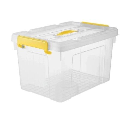 CONTENEDOR PLASTICO TRANSPARENTE 33 L DYLLU DTTB2355