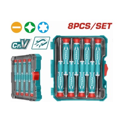 SET DE 8 DESTORNILLADORES ( PRECISION ) TOTAL THT250826