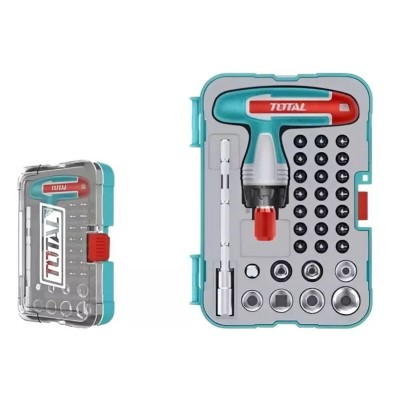 DESTORNILLADOR SET EN " T " 31 PUNTAS TACSD30316