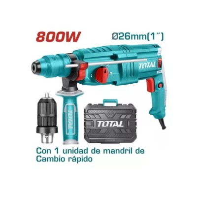 ROTOMARTILLO SDS PLUS 800W MANDRIL INTERCAMBIABLE TOTAL TH308268-4