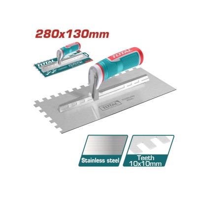 LLANA METALICA DENTADA 10 X 10  TOTAL THTT81286 280MMX130MM