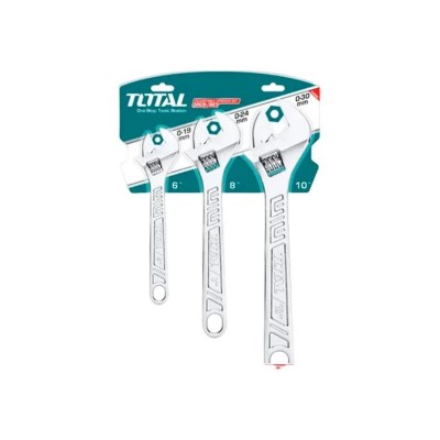 LLAVE FRANCESA  KIT 3PC TOTAL INDUSTRIAL THTK1013