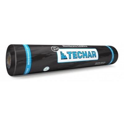 Membrana Asfáltica Techar Aluminio Rollo 1mx10mts 35kg