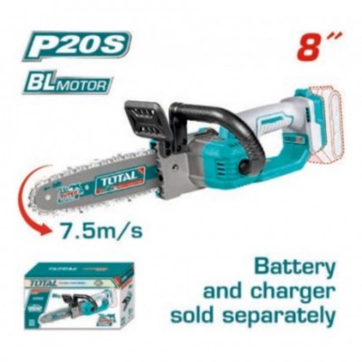 Motosierra Inalambrica 20v 8 Pulgadas Brushless Total