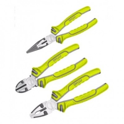 Kit 3 Pinzas 6'' 160mm Dyllu By Total