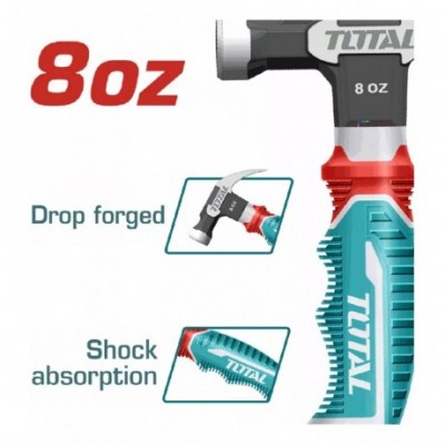 Martillo Mango Corto 8oz Total Thch61008d