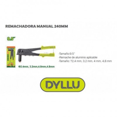 Remachadora manual 240mm Dyllu Dthr1609