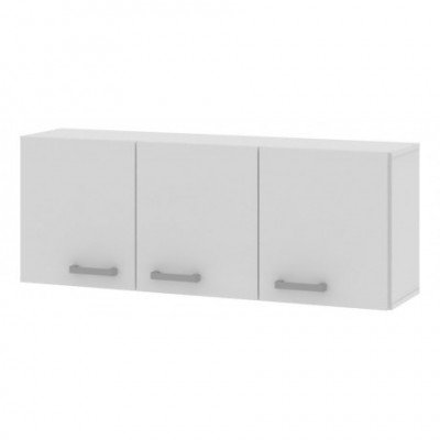 Alacena Dielfe Blanca 3 Puertas Para Cocina Organizador 120cm De Melamina
