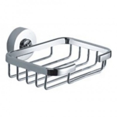 Jabonera Con Rejilla Peirano Cromo Para Baño Linea 3070