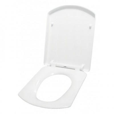 Tapa Asiento Inodoro Caida Amortiguada Cierre Suave Ha Color Blanco