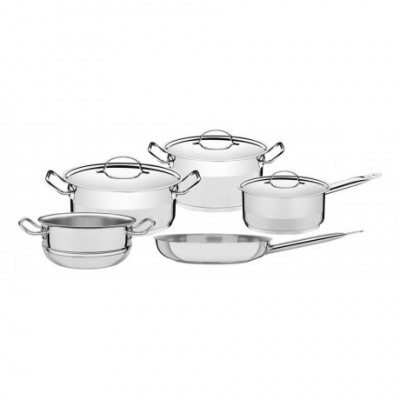 Set Ollas Tramontina Acero Inoxidable Professional 5 Piezas