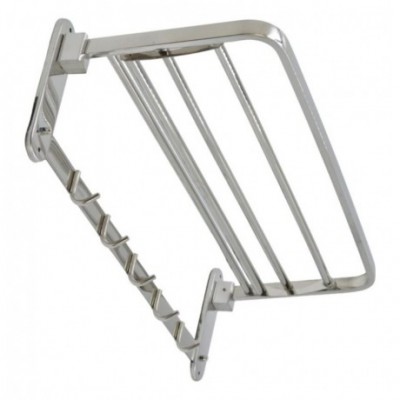 Toallero Acero Inoxidable Estante Rebatible 60cm Silver